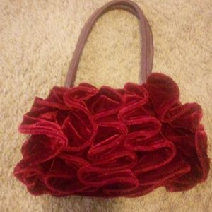 Sandra roberts leather red bag